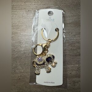 Sparkling Elephant Keychain/Bag Charm